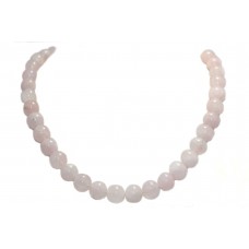 Necklace Strand String Womens Beaded Women Jewelry Rose Quartz Stone Beads B105